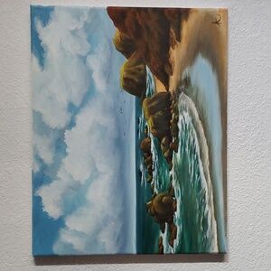 Origional Art Oil Painting 'Brooding Morning-Oregon'